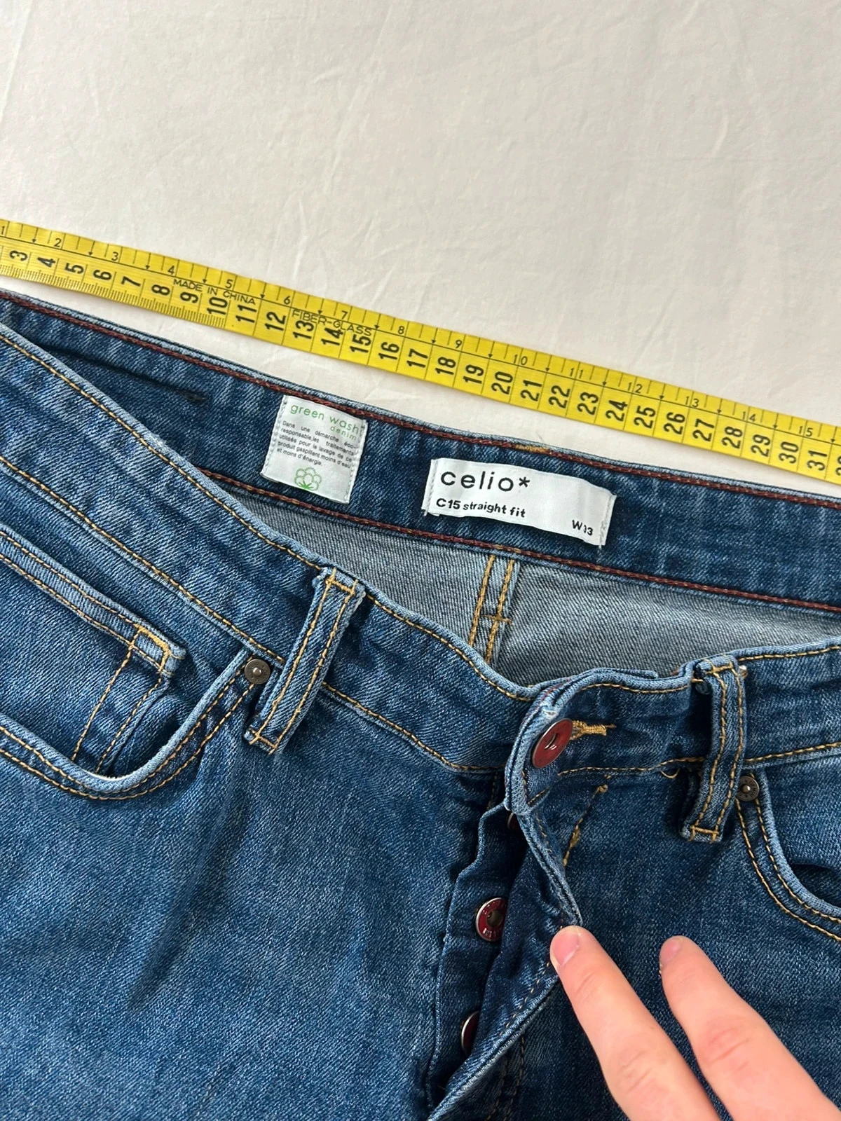 Jean azul marino Celio c15 slim w33 – photo 8